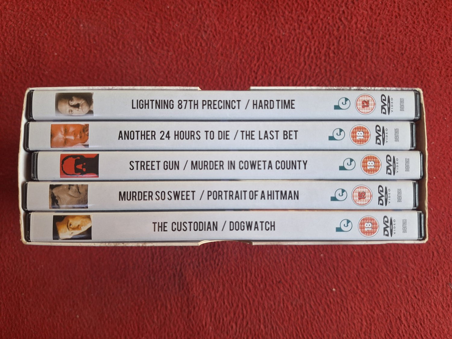 10 CRIME FEATURE FILMS - HARD TIME / THE LAST BET / DOGWATCH mfl BOX DVD