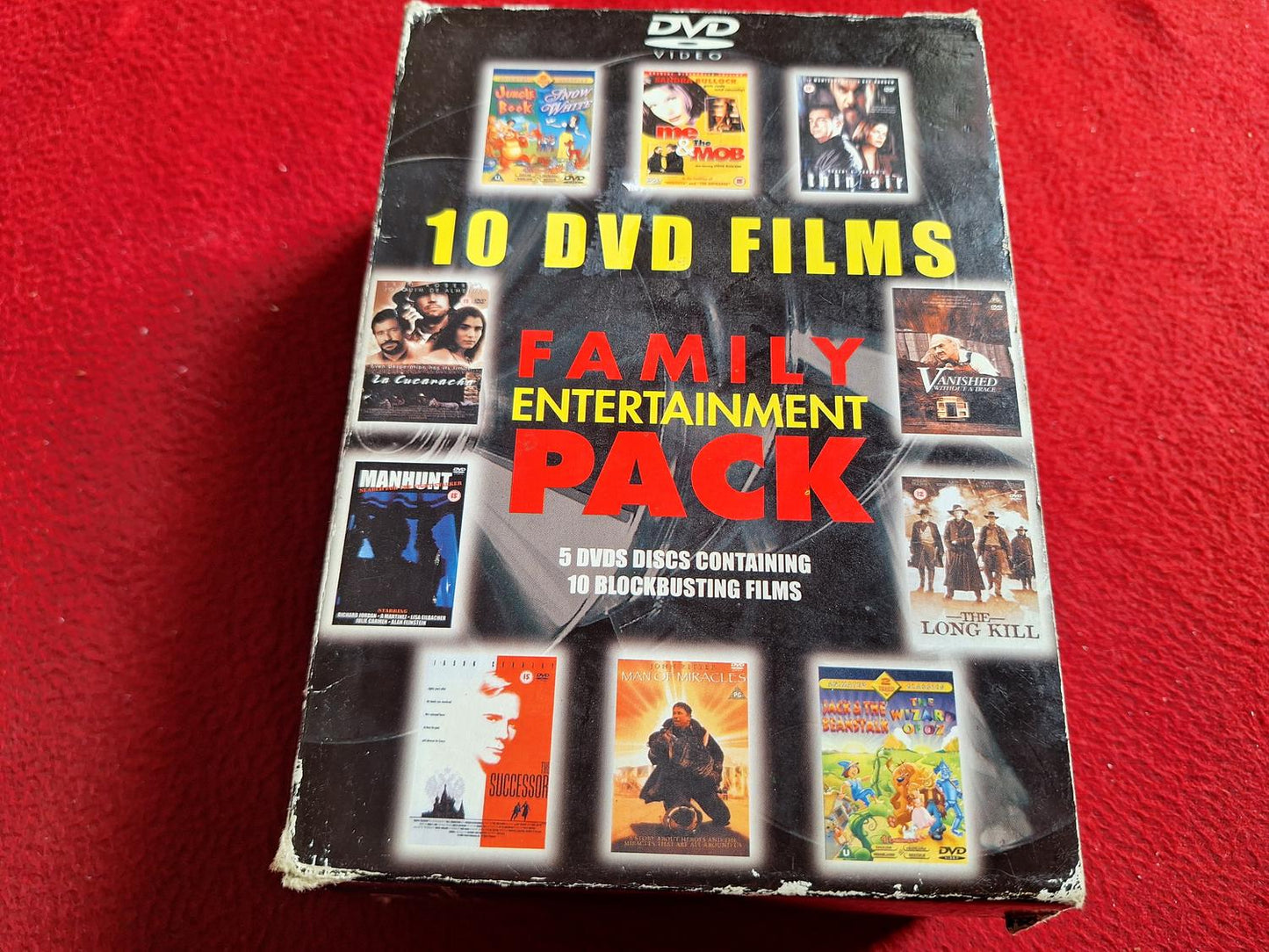 10 FILMS FAMILY ENTERTAINMENT - THIN AIR 7 LONG KILL / SUCCESSOR mfl BOX DVD