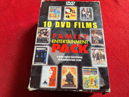 10 FILMS FAMILY ENTERTAINMENT - THIN AIR 7 LONG KILL / SUCCESSOR mfl BOX DVD
