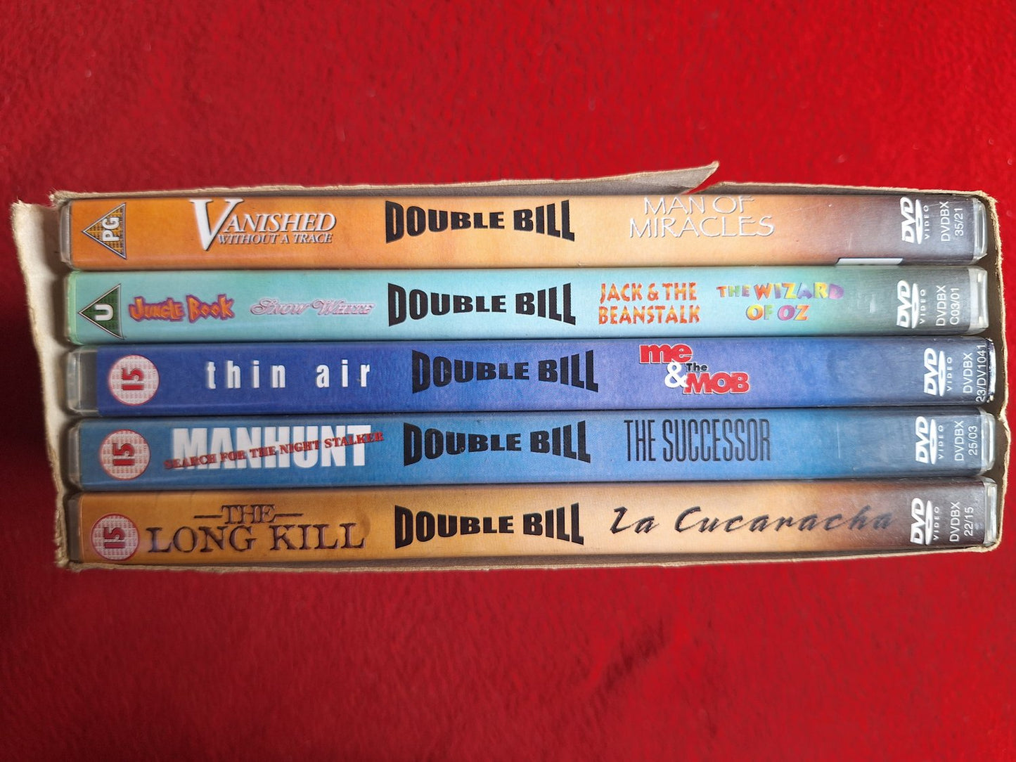 10 FILMS FAMILY ENTERTAINMENT - THIN AIR 7 LONG KILL / SUCCESSOR mfl BOX DVD