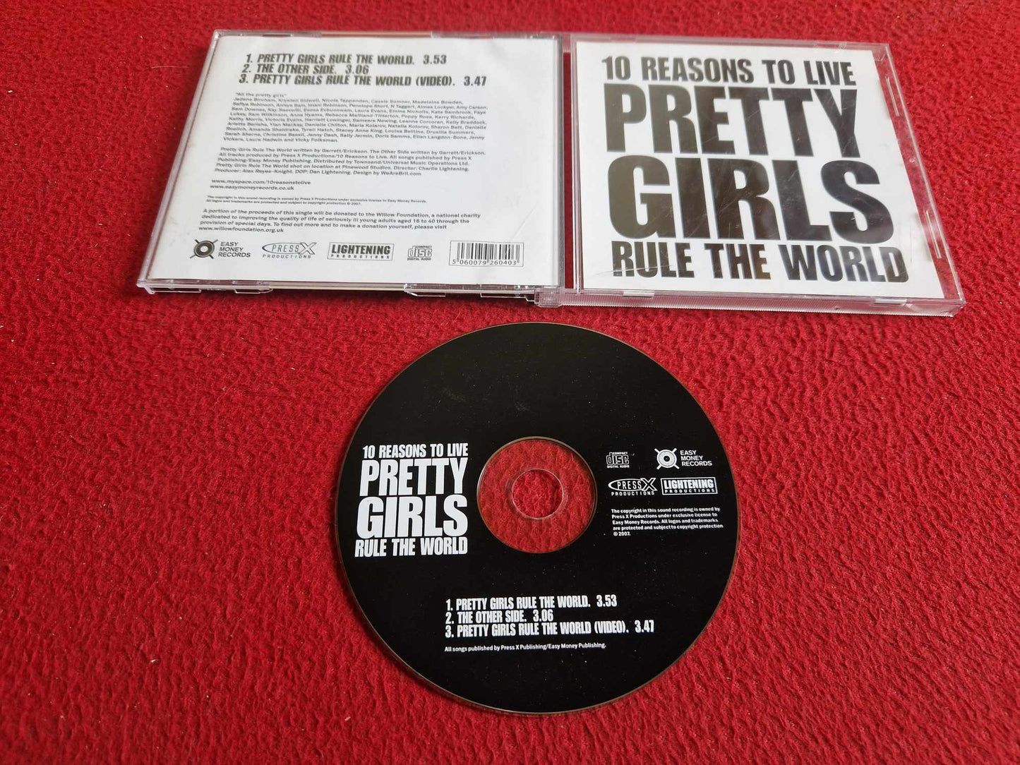 10 REASONS TO LIVE PRETTY GIRLS RULE THE WORLD CD