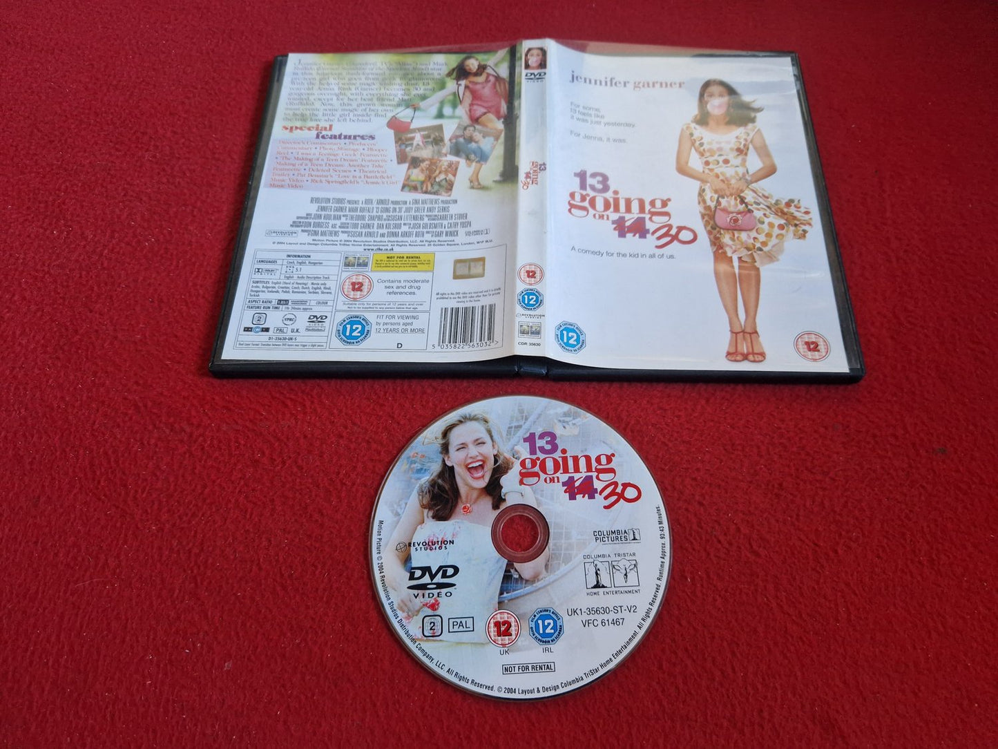 13 GOING ON 30 DVD