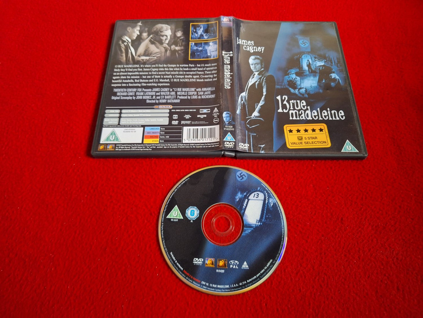 13 RUE MADELEINE DVD