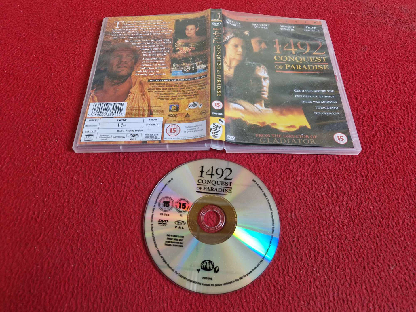 1492 CONQUEST OF PARADISE DVD