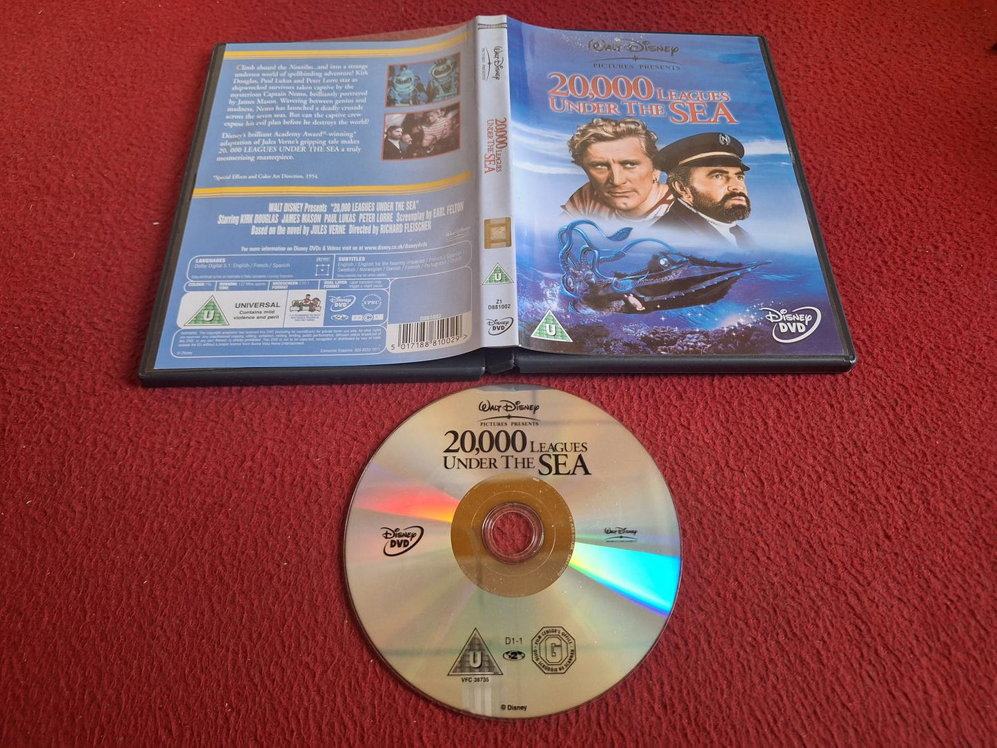 20 000 LEAGUES UNDER THE SEA [ SVENSK TEXT ] DVD