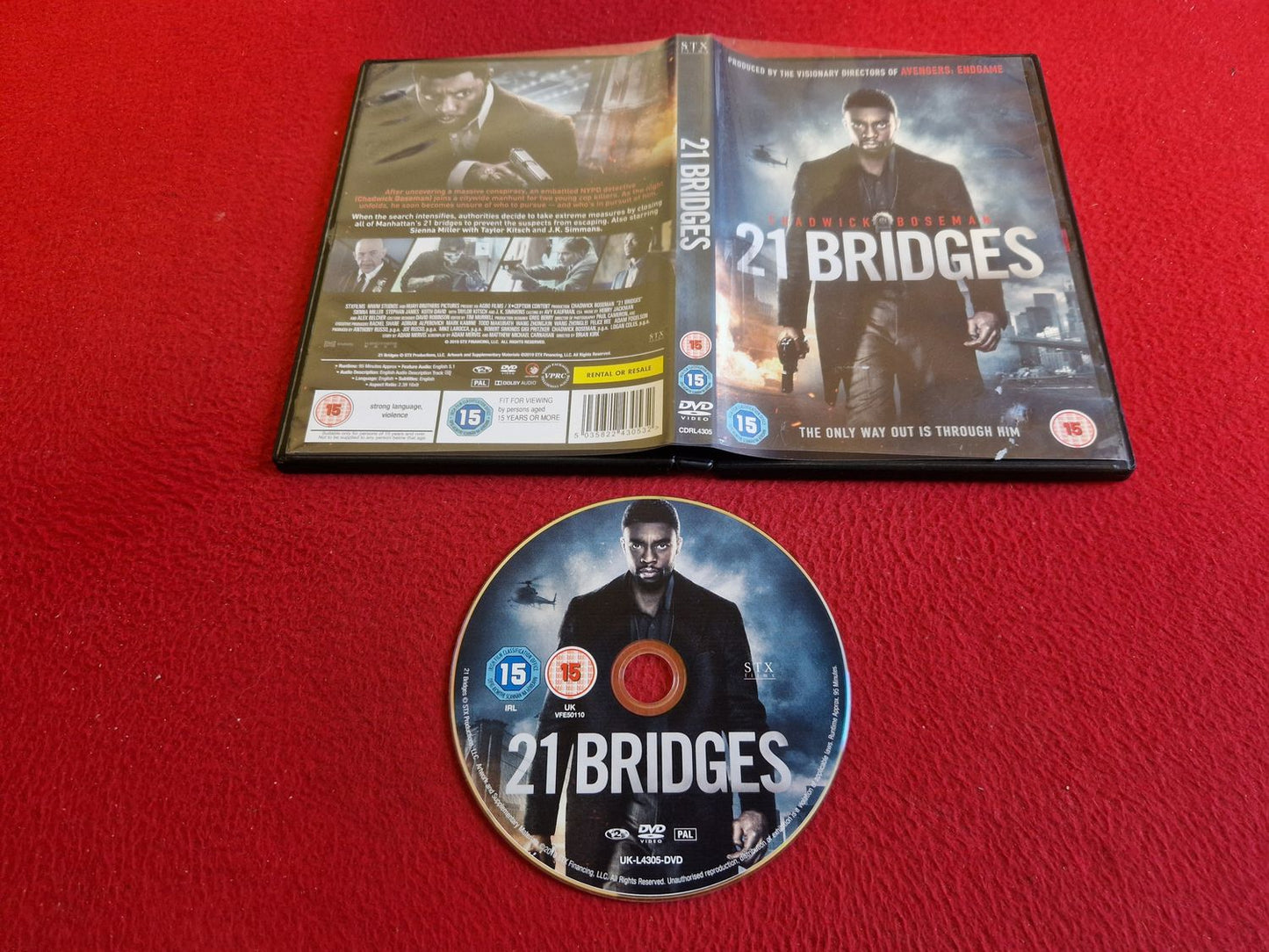 21 BRIDGES DVD