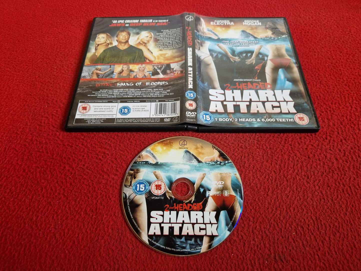 2-HEADED SHARK ATTACK DVD
