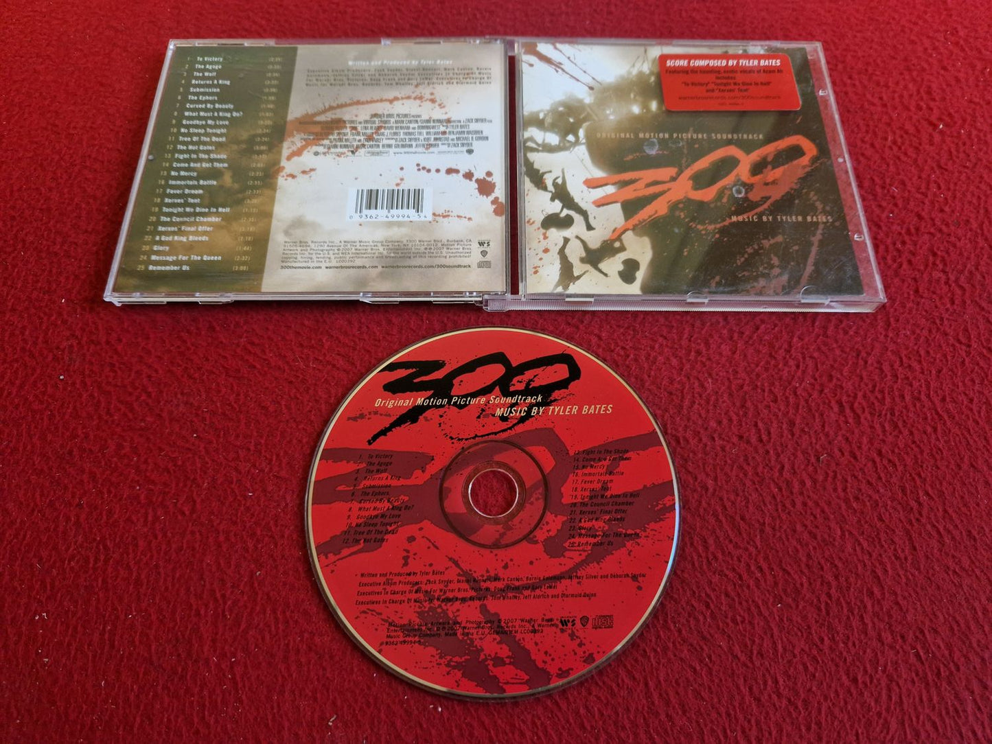 300 ORIGINAL MOTION PICTURE SOUNDTRACK MUSIC BY TYLER BATES CD
