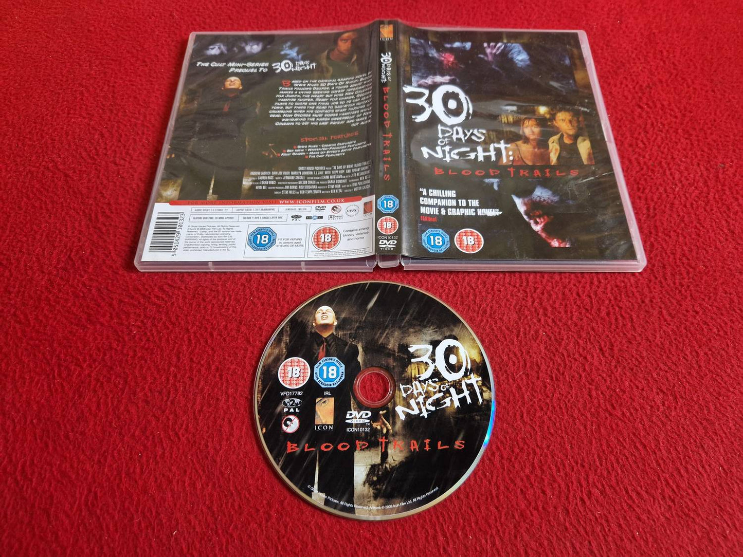 30 DAYS OF NIGHT BLOOD TRAILS DVD
