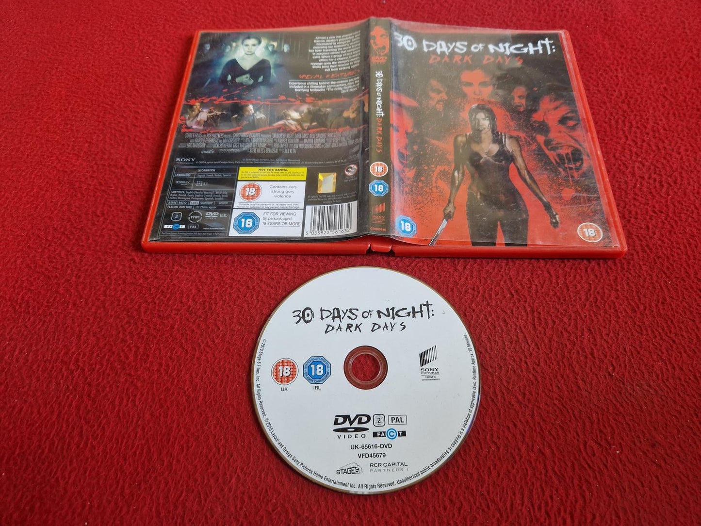 30 DAYS OF NIGHT DARK DAYS DVD