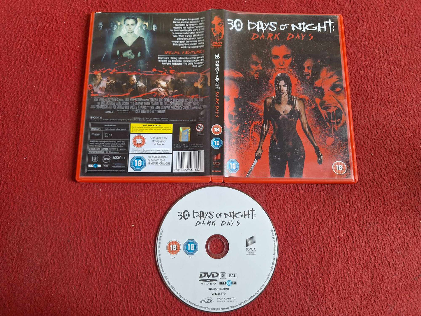 30 DAYS OF NIGHT DARK DAYS DVD