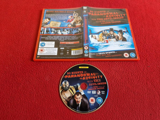30 NIGHTS OF PARANORMAL ACTIVITY W DEVIL INSIDE THE GIRL WITH DRAGON TATTOO DVD