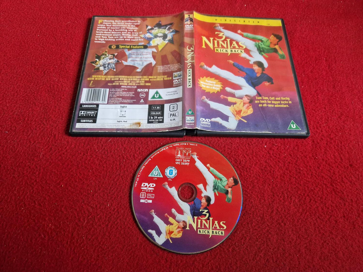 3 NINJAS KICK BACK DVD