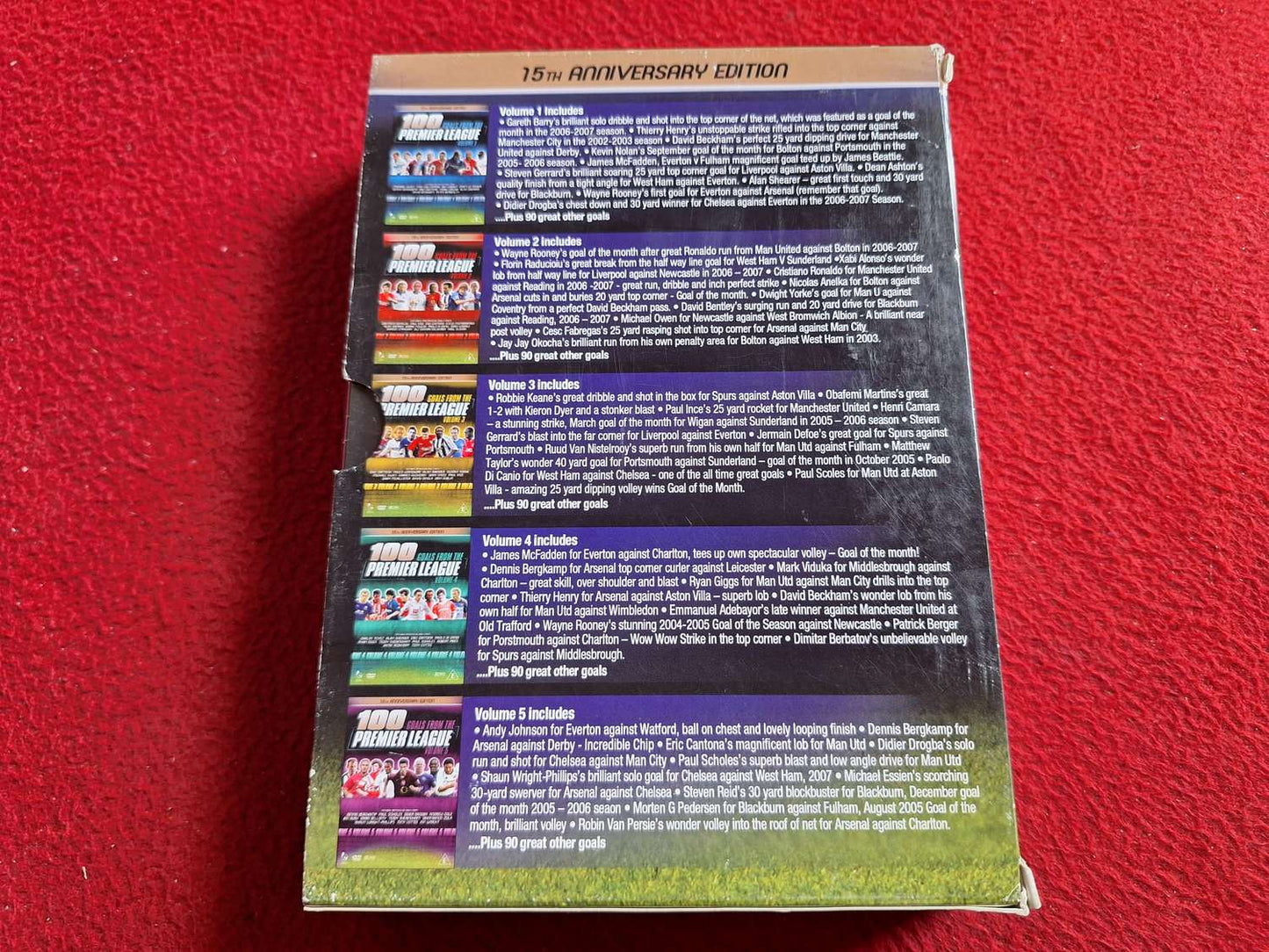 500 PREMIER LEAGUE GOALS BOX DVD