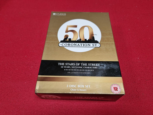 50 CORONATION STREET THE STARS OF THE STREET BOX till DVD