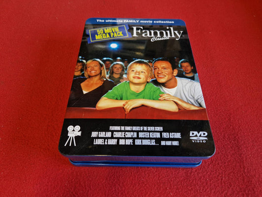 50 FAMILY CLASSICS [ JUDY GARLAND CHARLIE CHAPLIN LAUREL & HARDY mfl ] DBOX DVD