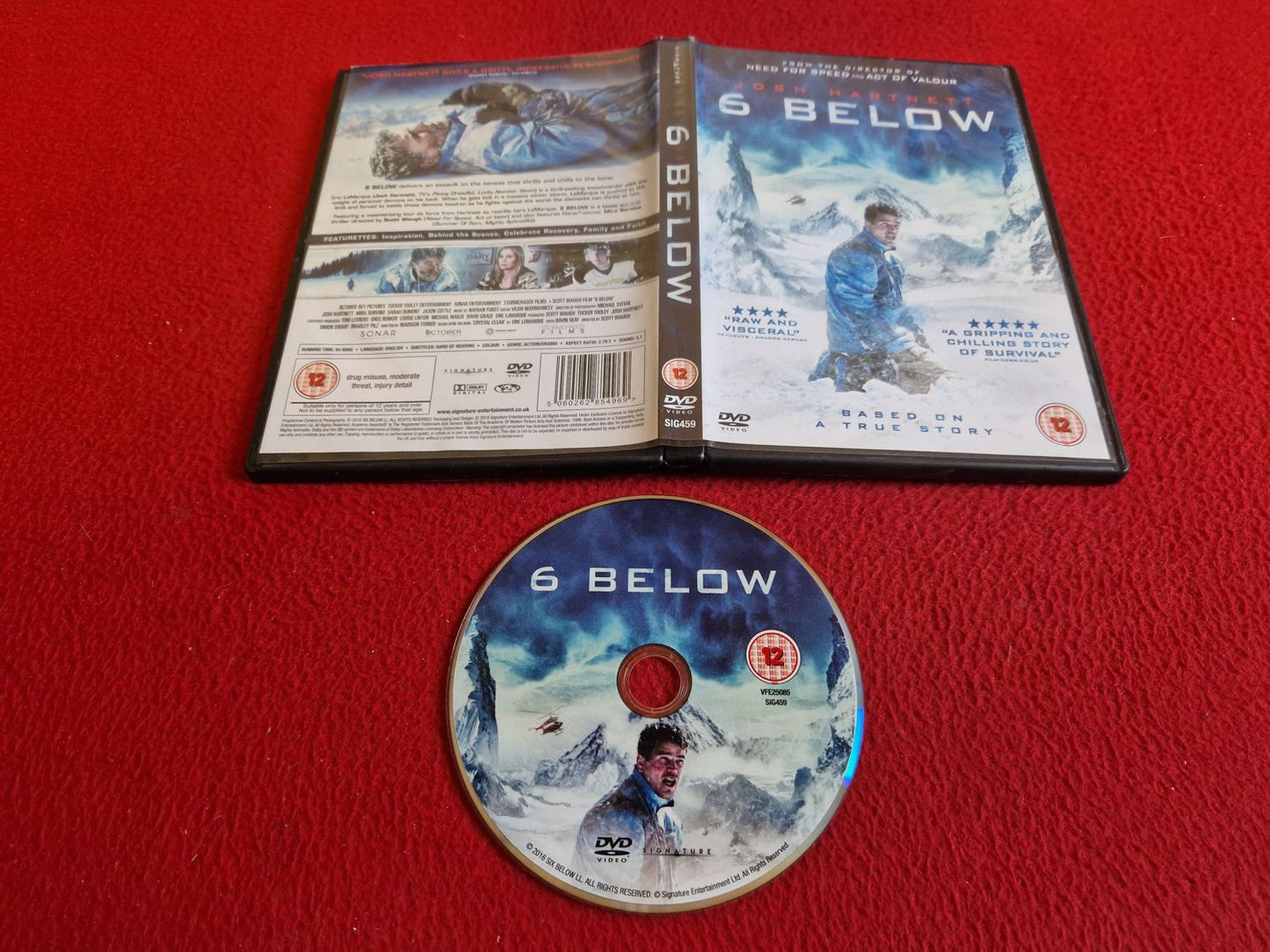 6 BELOW DVD