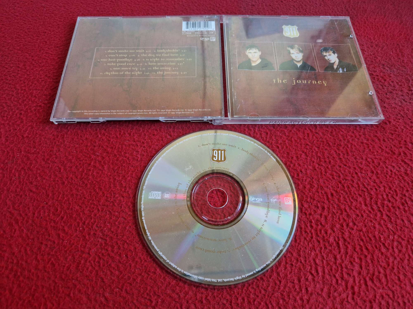 911 THE JOURNEY CD