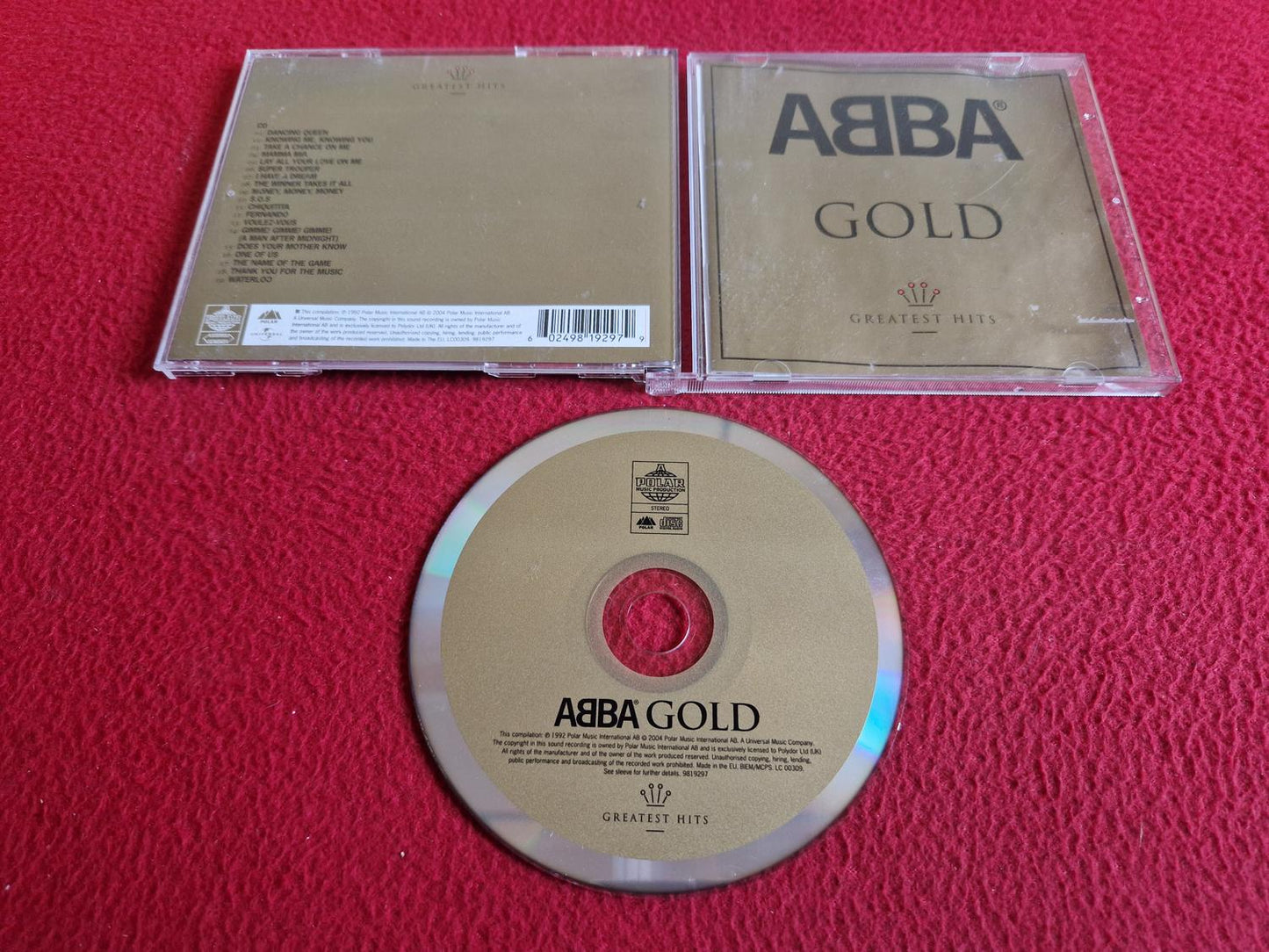 ABBA GOLD GREATEST HITS CD