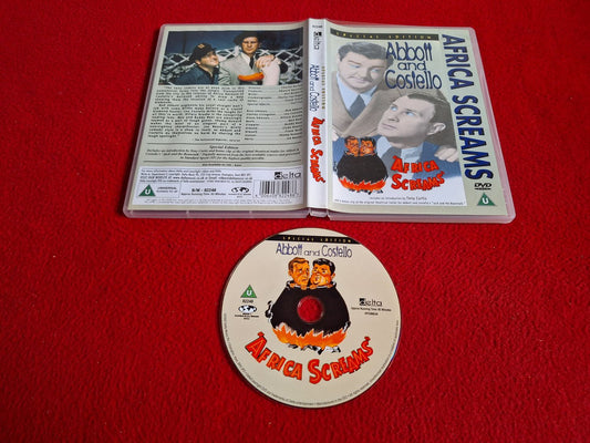 ABBOTT & COSTELLO AFRICA SCREAMS DVD