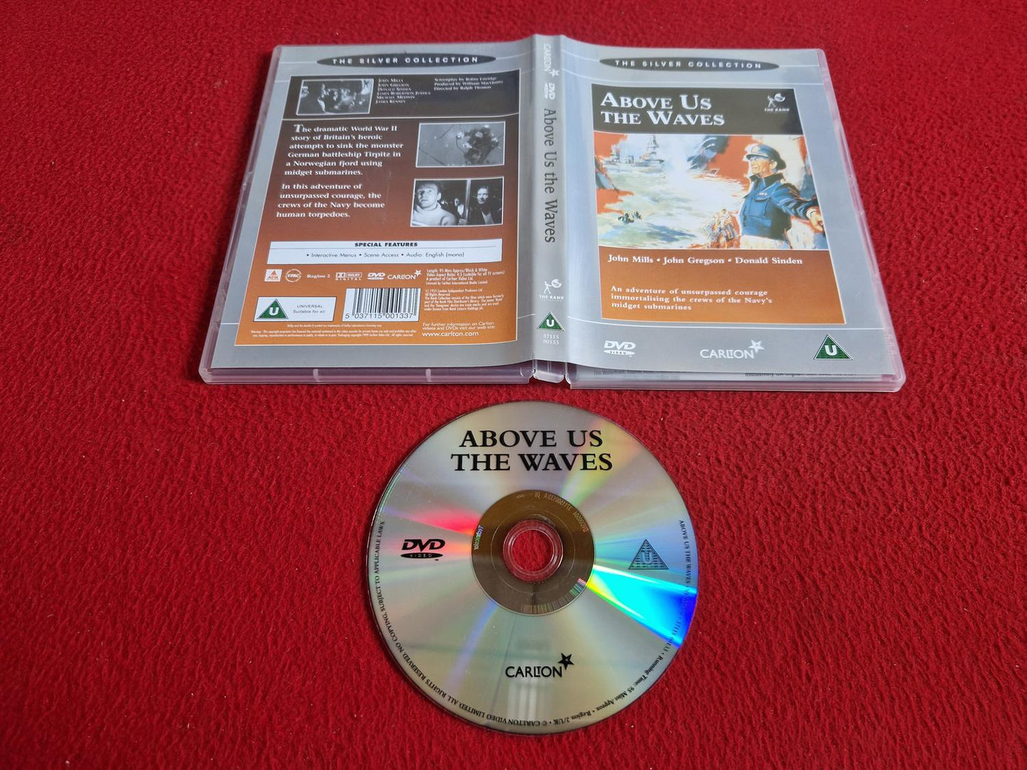 ABOVE US THE WAVES DVD