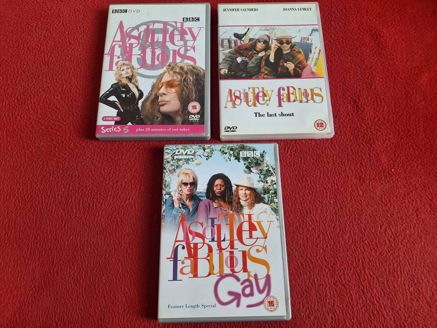 ABSOLUTELY FABULOUS SERIES 5 / THE LAST SHOUT / GAY BOX DVD