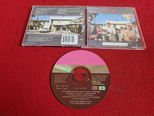 AC/DC DIRTY DEEDS DONE DIRT CHEAP CD