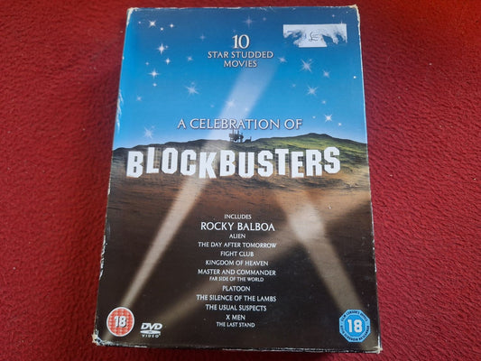 A CELEBRATION OF BLOCKBUSTERS - ROBY BALBOA / DAY AFTER TOMORROW + 8 BOX DVD
