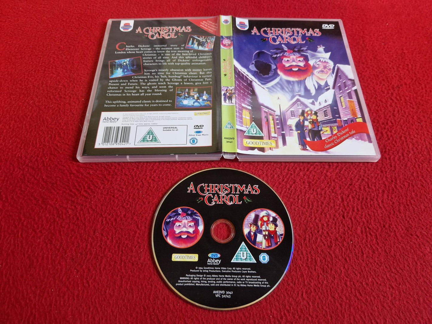 A CHRISTMAS CAROL DVD