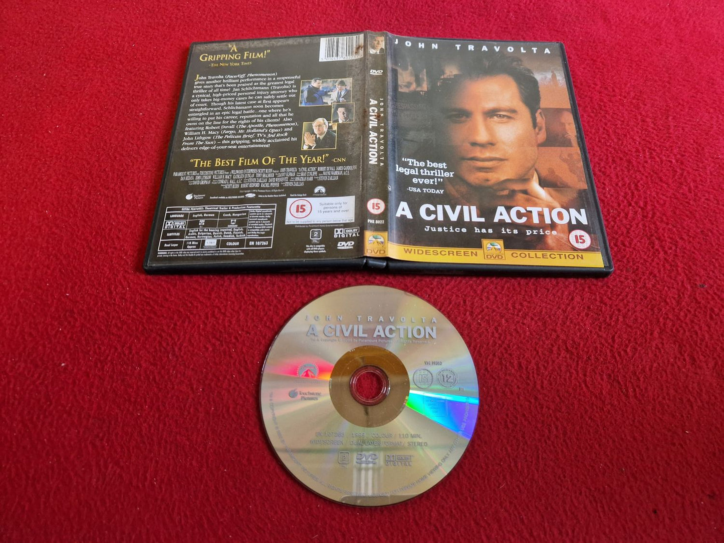A CIVIL ACTION DVD