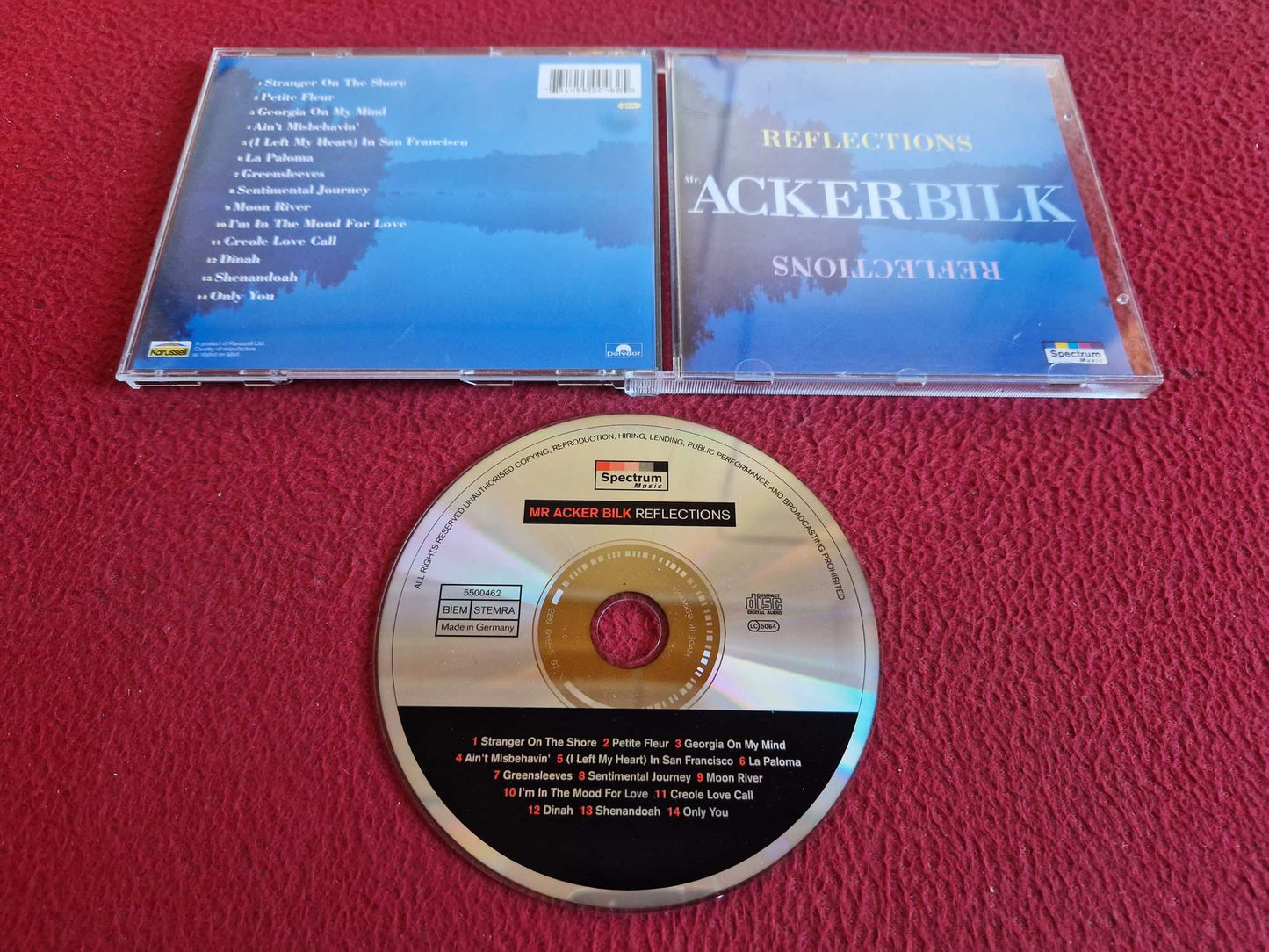 ACKER BILK REFLECTIONS CD