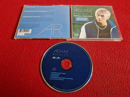 ADAM RICKITT EVERYTHING MY HEART DESIRES CD