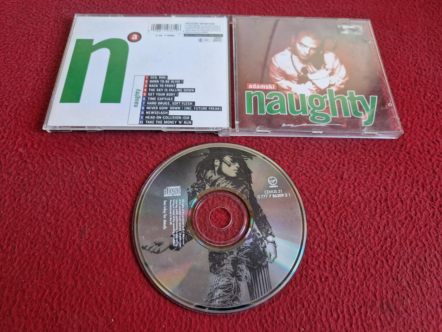 ADAMSKI NAUGHTY CD