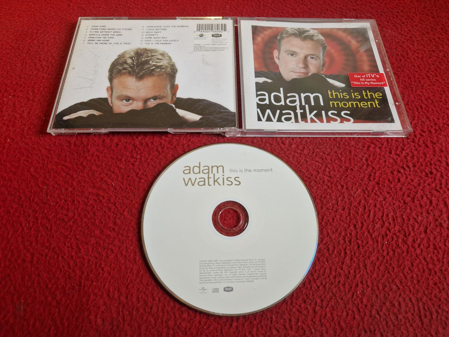ADAM WATKISS THIS IS THE MOMENT CD