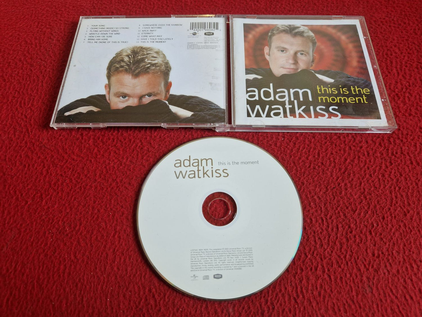 ADAM WATKISS THIS IS THE MOMENT CD
