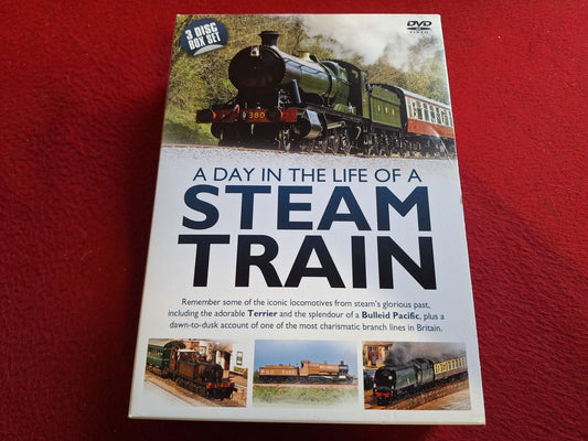 A DAY IN THE LIFE OF A STEAM TRAIN BOX DVD