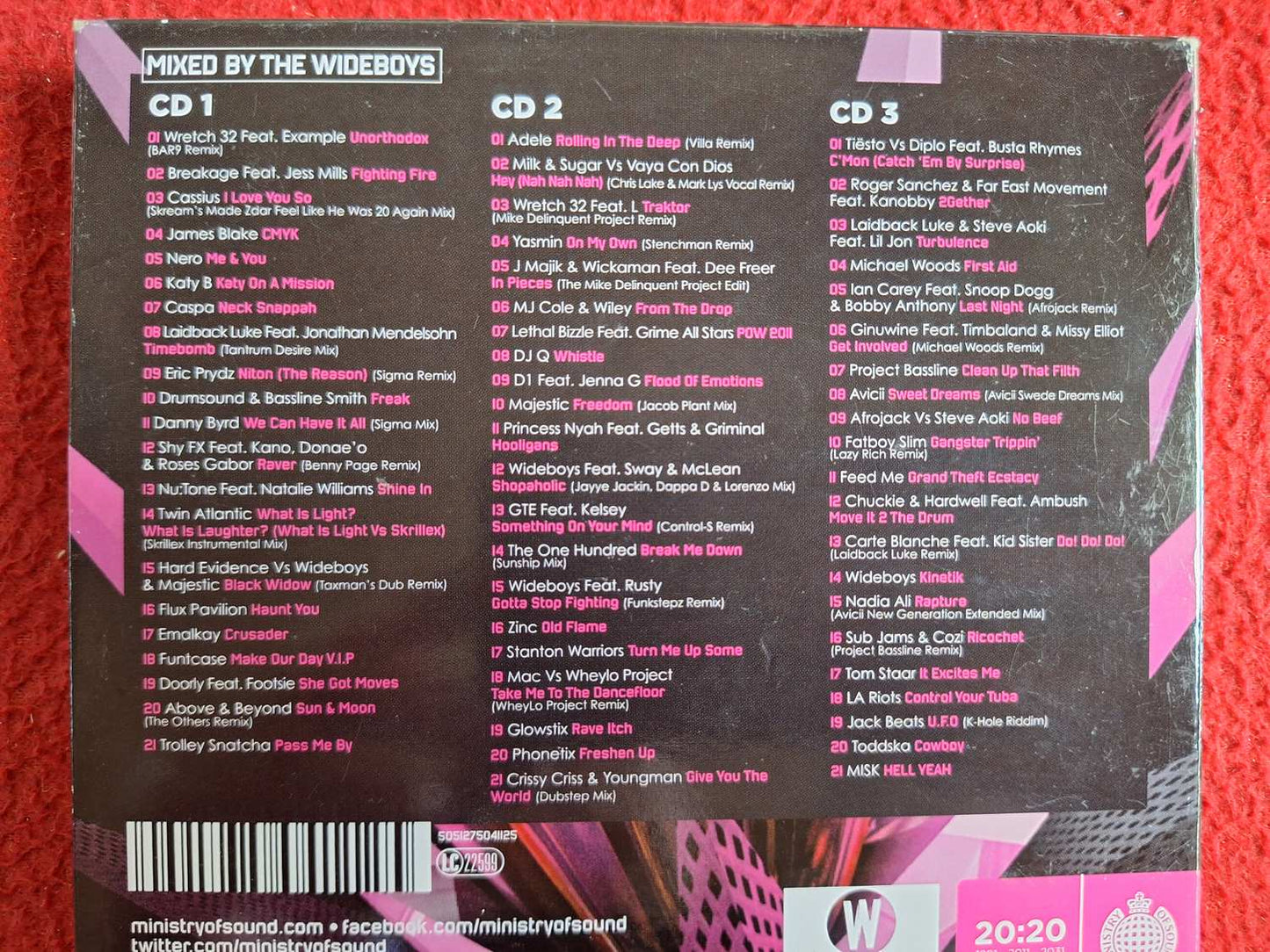 ADDICTED TO BASS 2011 CD BOX