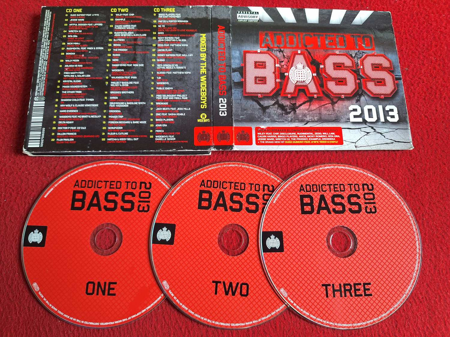 ADDICTED TO BASS 2013 CD BOX