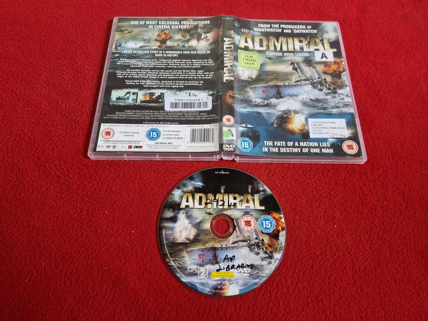 ADMIRAL DVD