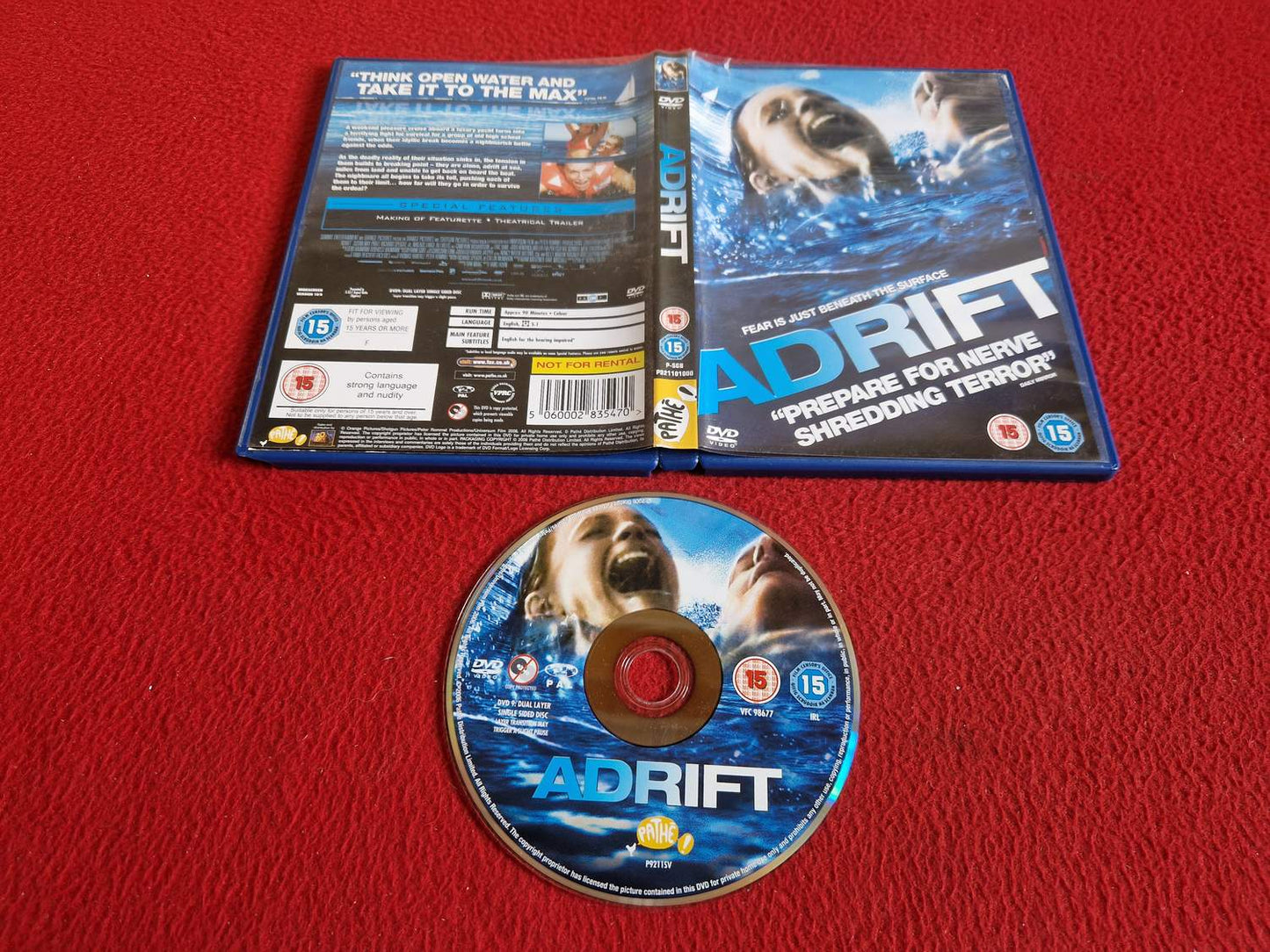 ADRIFT DVD