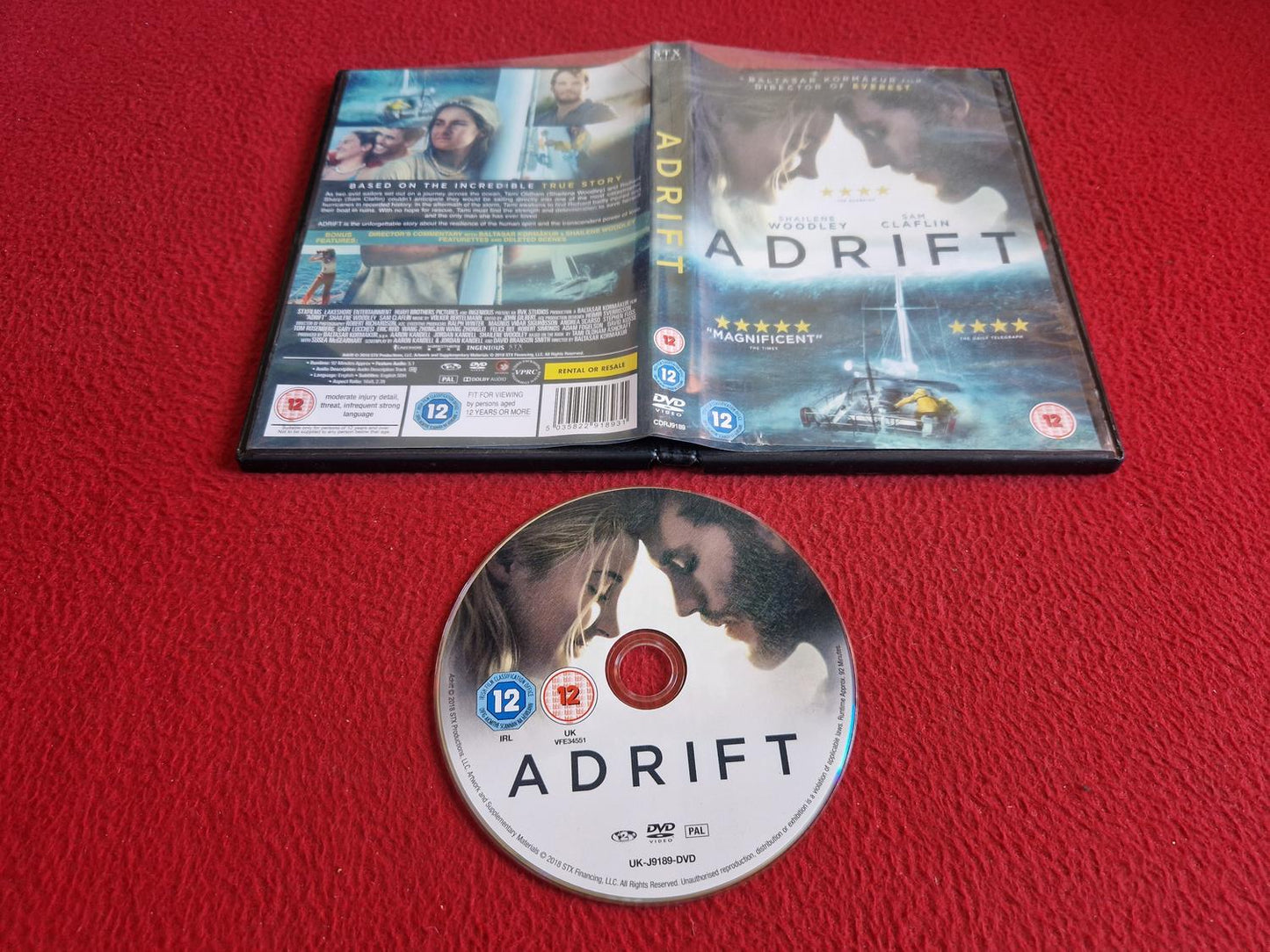 ADRIFT DVD
