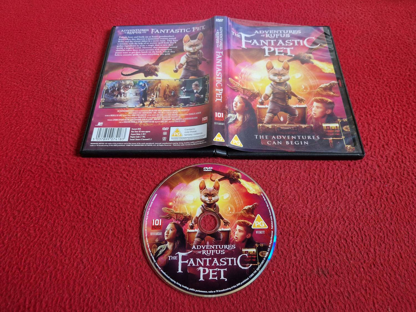 ADVENTURES OF RUFUS THE FANTASTIC PET DVD