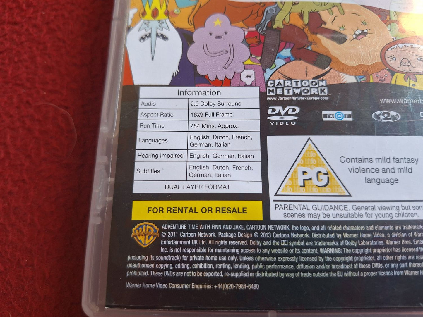 ADVENTURE TIME WITH FINN & JAKE SEASON 1 BOX DVD