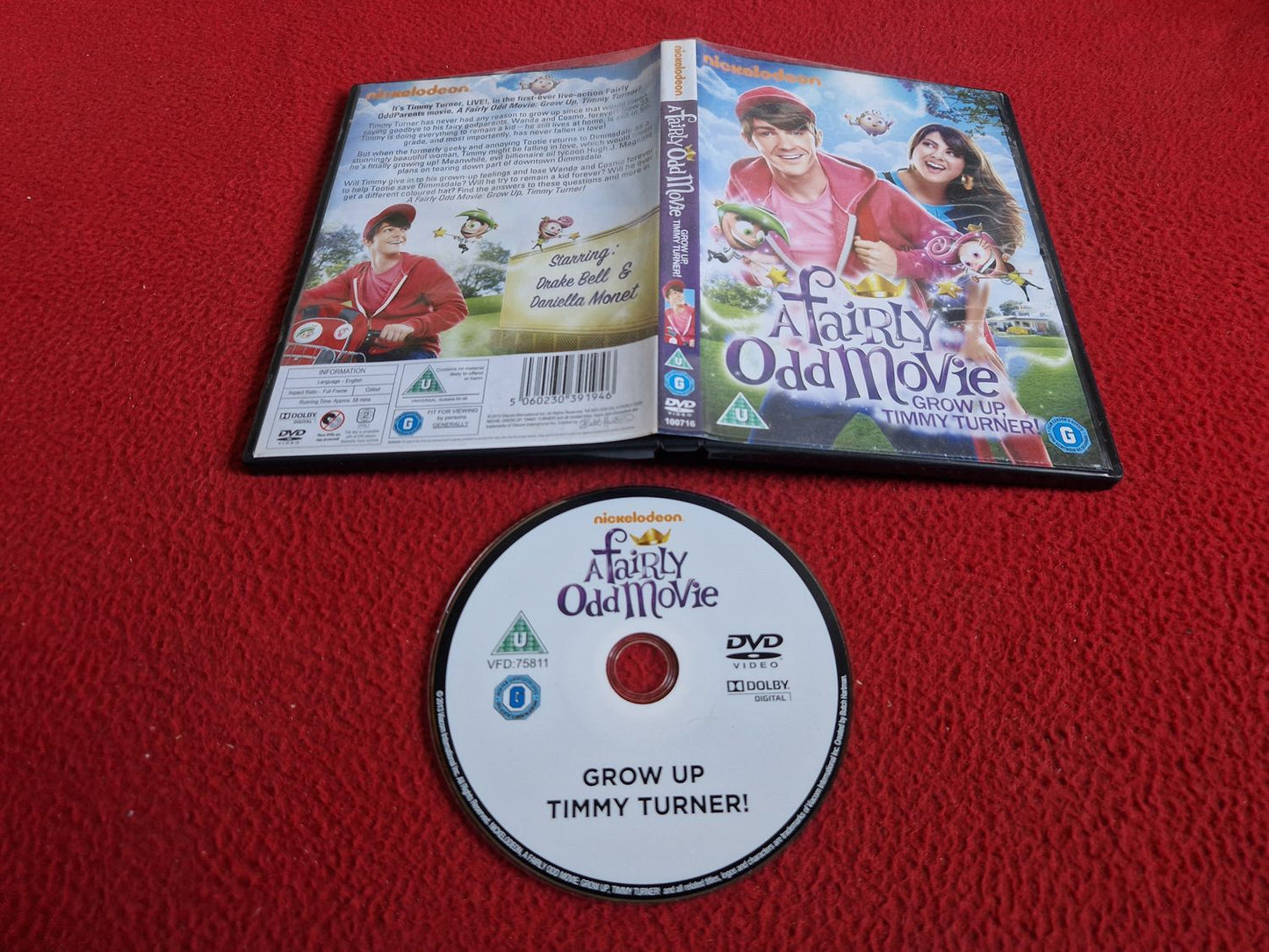 A FAIRLY ODD MOVIE GROW UP TIMMY TURNER DVD