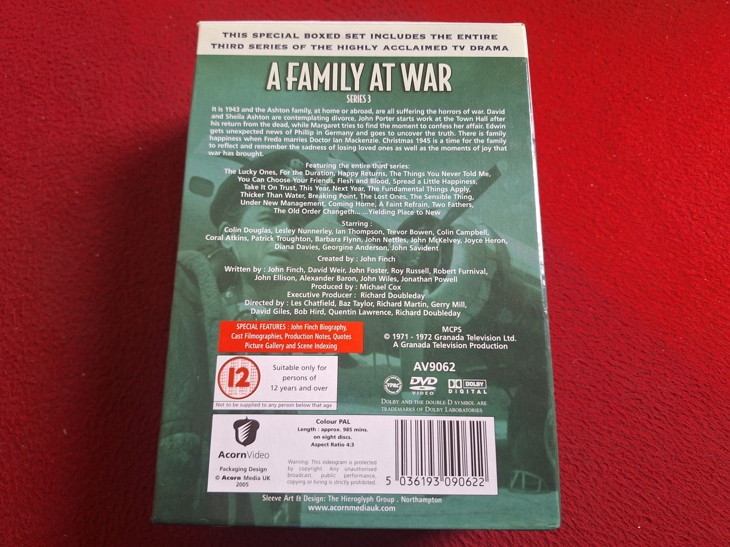 A FAMILY AT WAR SERIES 3 BOX DVD