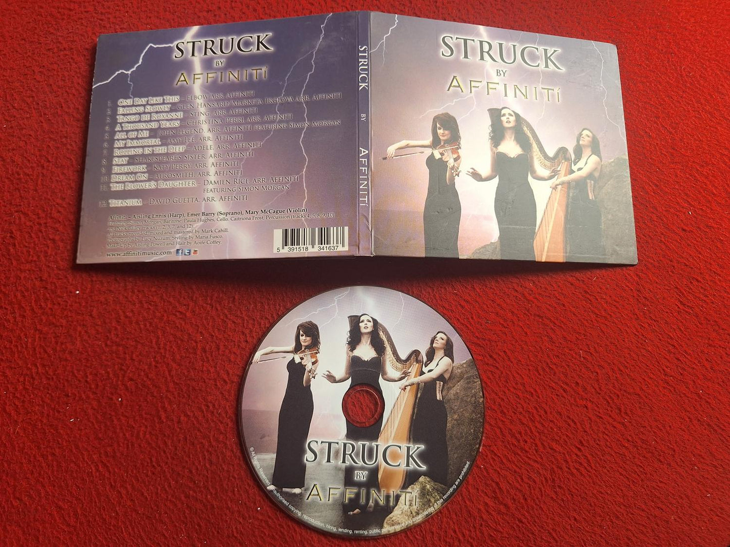 AFFINITI STRUCK BY AFFINITI CD