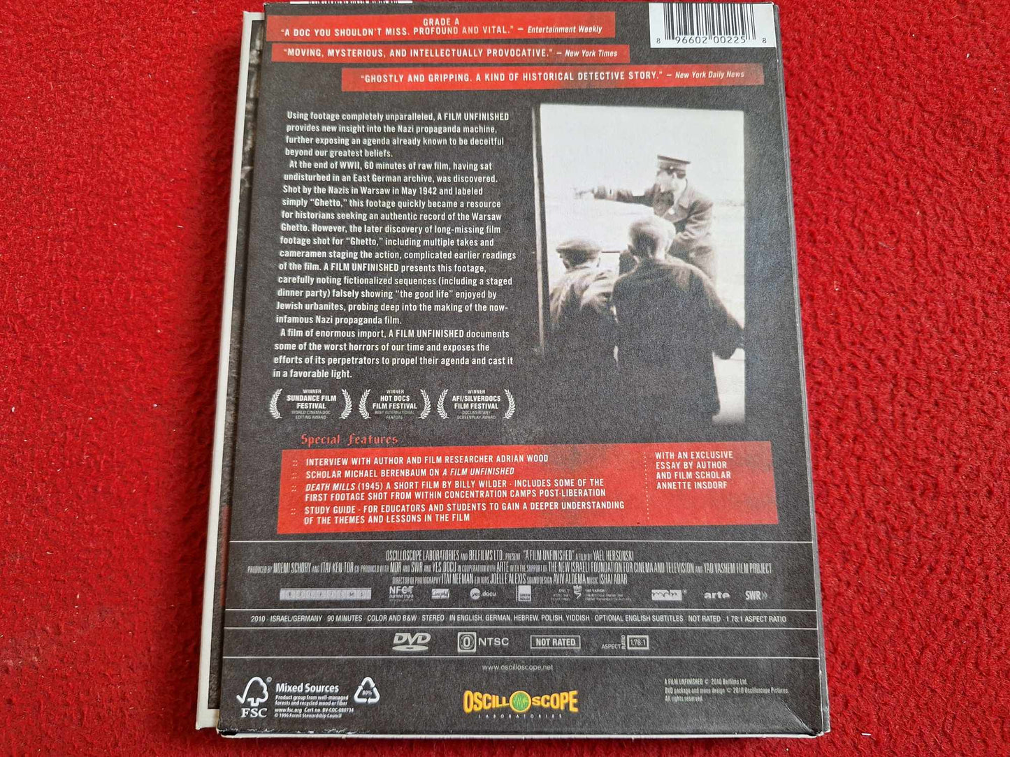 A FILM UNFINISHED [ ALL NTSC ] DVD