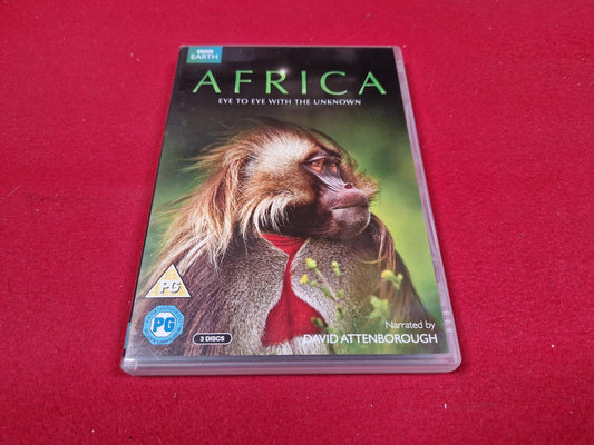 AFRICA EYE TO EYE WITH THE UNKNOWN NARRATED BY DAVID ATTENBOROUGH BOX till DVD