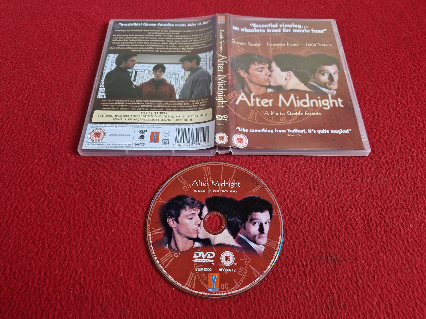 AFTER MIDNIGHT [ ITALIENSKT TAL ENGELSK TEXT ] DVD
