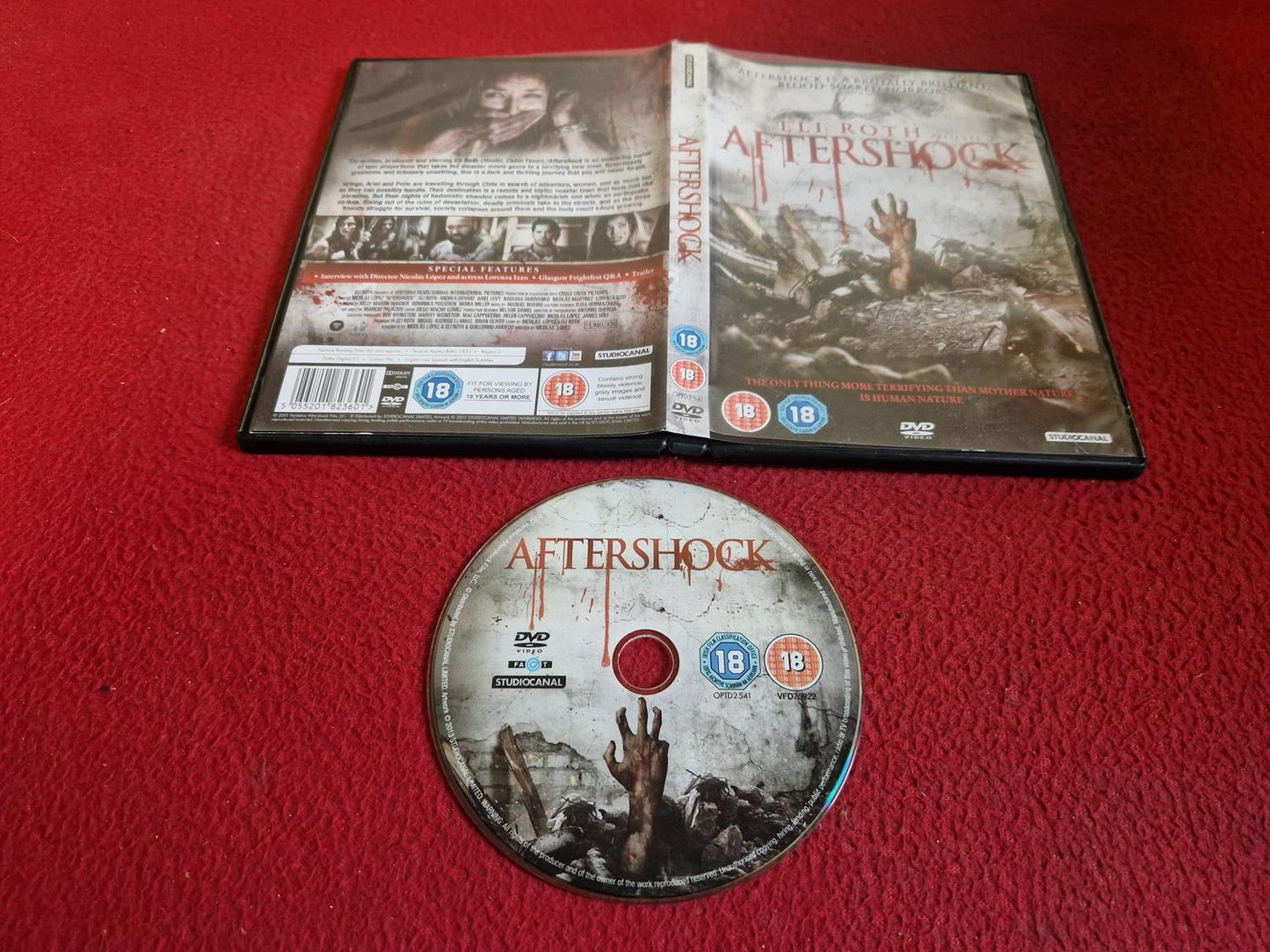 AFTERSHOCK [ SPANSKT / ENGELSKT TAL ENGELSK TEXT ] DVD